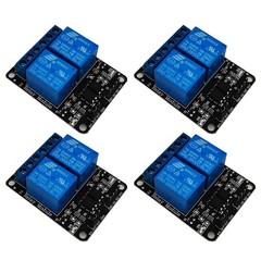 4 Pack 2 Channel 24V Relay Module, Relay Module 2 Channel Relay Module with Opto…