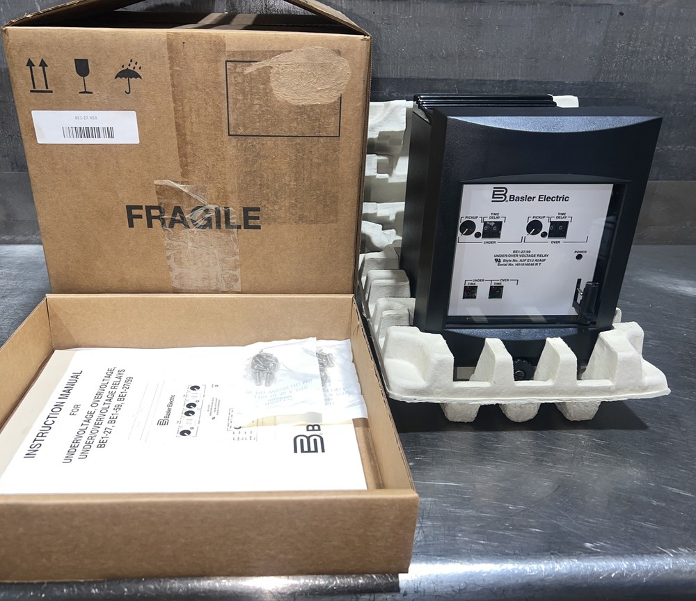 Basler Electric Under/Over Voltage Relay BE1-27/59 Nos Surplus. Item ID 1