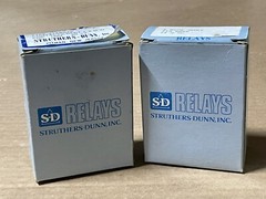 (2) Struthers Dunn Relays 219BBXP w/24-28VDC & 120VAC Coils, New & Ships FREE