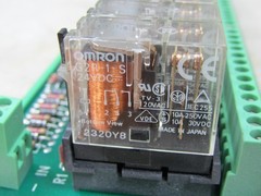 💥ASCO 24 CHANNEL RELAY MODULE 5600597 W/ 24 OMRON 24 VDC RELAYS G2R-1-S