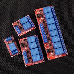 5V 12V 24V Relay Module 1,2,4,8 Channel Optocoupler for Open Source Electronics