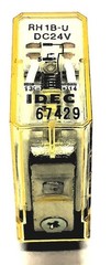 IDEC DC24V General Purpose Relay RH1B-U (67429) [Lot of 2] NOS