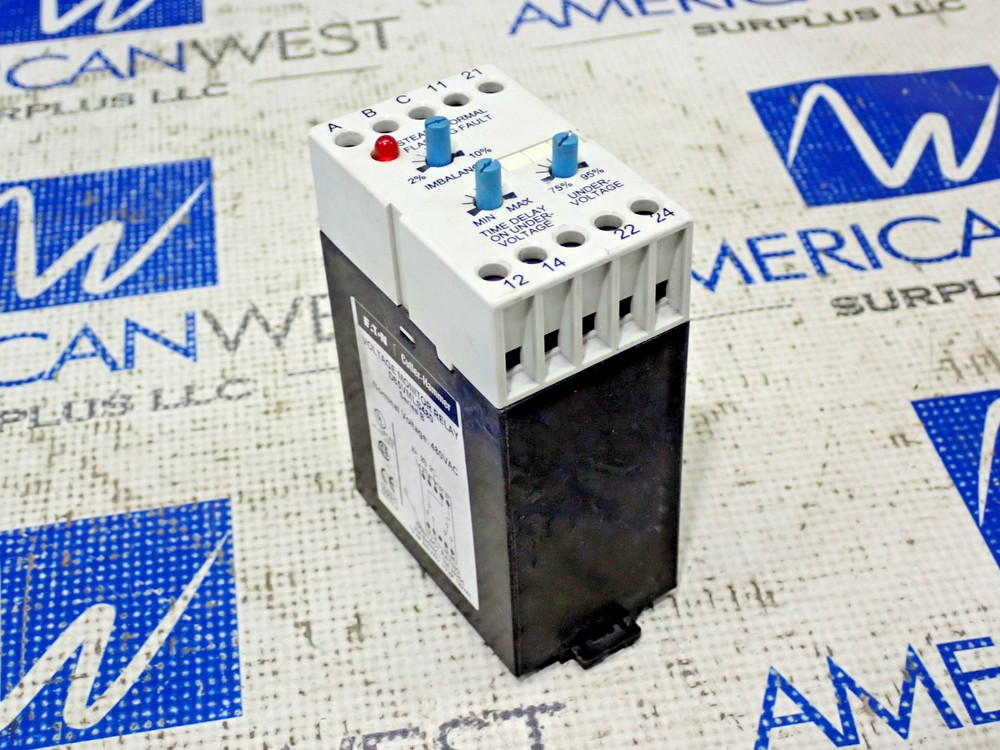 Eaton Cutler Hammer Voltage Monitor Relay D65VMLS480 Nominal Voltage 480VAC
