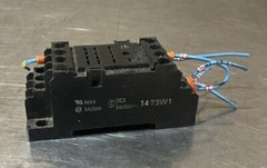 USED Relay Socket Base 2-M4X10 1473W1 For 14-Pin Relay 5A 250V