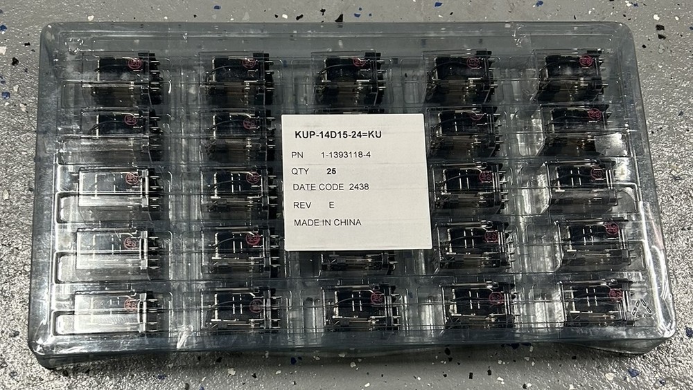 TE Connectivity Potter & Brumfield KUP-14D15-24 Power Relay, 3PDT | 25-Pack NEW