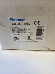 10 Pack Finder 96.74SMA Relay Socket Base 14-Pin DIN Rail, New