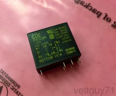 2pcs Cornell Dubilier CDR671CJQPN 12VDC SPDT Relay, 20A, 16A, 1/2hp, 12V, PCB