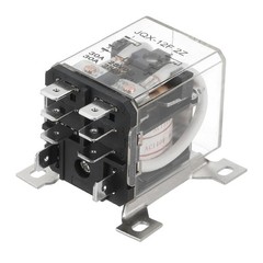 AC110V 30A Electromagnetic Relay, High Power Relay DPDT 2NO 2NC 8 Terminals D…