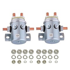 Offroad 2 pcs Solenoid Relay Switch 12 Volt 250A 6 Terminal Heavy Duty for Winch