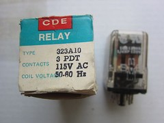 CDE Cornell-Dubilier 323A10-115 11-Pin 115V Coil Relay, New