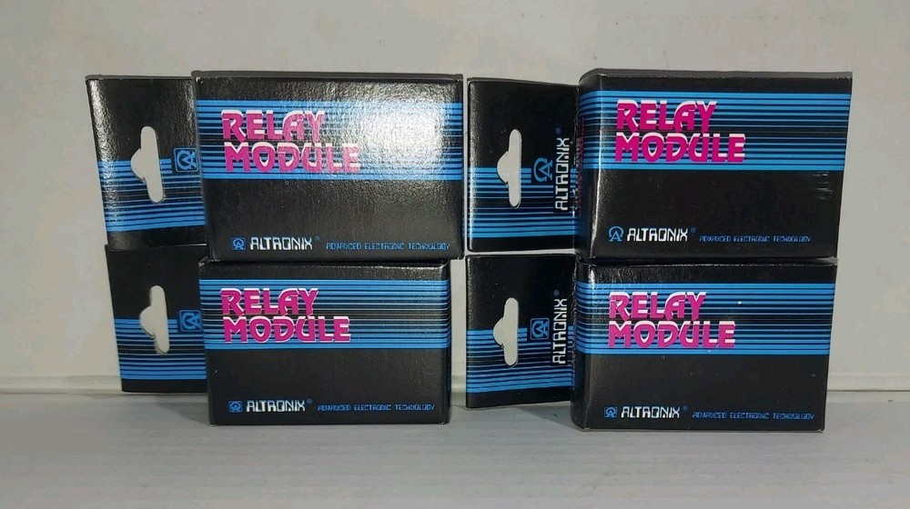 4 PIECES ALTRONIX RB5 RELAY MODULE 6 or 12VDC DPDT CONTACTS LOT OF 4 NEW