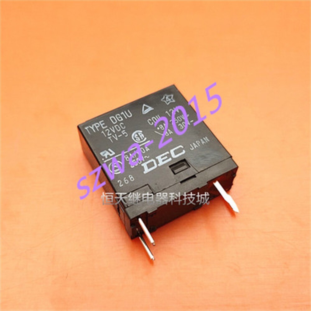1pcs New TYPE DG1U 12VDC relay 8A DEC
