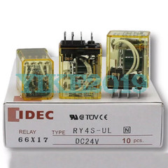 10PCS/BOX REPLACE FOR IDEC RY4S-UL DC24V 14-pin Intermediate relay without base