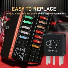 4pcs 12V 30Amp 5Pins Relays for Seadoo GTS GTR GTX RXT XRS RXP-X WAKE 278003828
