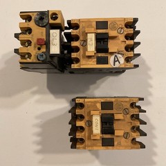 qty 2 -Allen-Bradley 100-A09ND3 Contactor B & 193-BSB30 Overload Relay, Series B