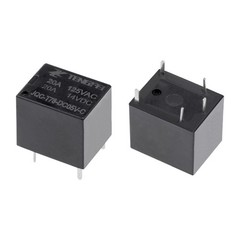 JQC-T78-DC05V-C DC5V Coil SPDT 5 Pin Electromagnetic Power Relay Black 10 Pcs