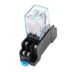 AC 110/120V Coil 8 Pin DPDT Electromagnetic Power Relay W Socket Base