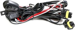 iJDMTOY H11/H8 Relay Harness Wire Kit with LED Light ON/Off Switch Compatible wi
