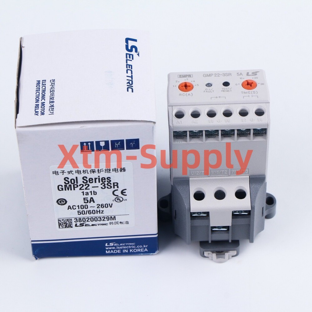 1PCS LS GMP22-3SR 1A1B Thermal Overload relay 5A AC100-260V