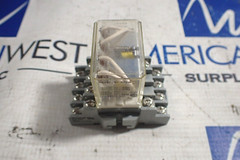 Eagle Signal 16Q4CD024 4 Pole Low Profile Relay Socket 24VDC Coil W 14 Port Base