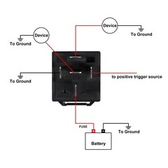 4Pack JD1914 12V 40/30 AMP DC Waterproof Relay and Harness Car Relay with Har…