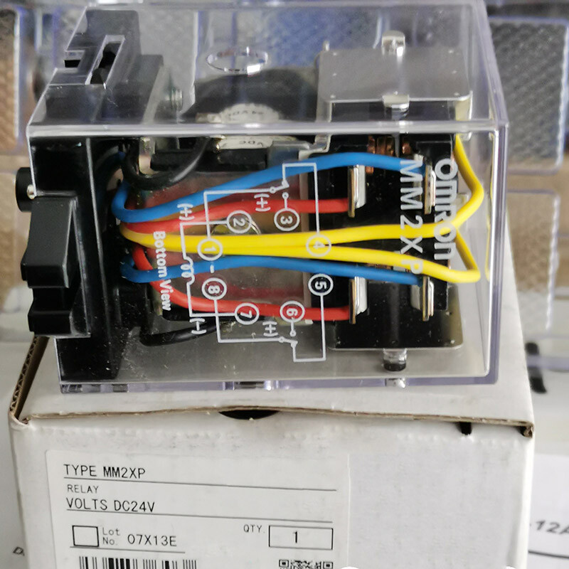 2Pcs OMRON MM2XP-24VDC Electromagnetic Relay NEW
