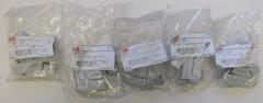 ABB CAT NO: BP-1P 1P MCB FILLER GREY BLANKING PLATES 10PER BAG LOTS OF 5 BAGS