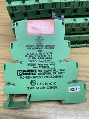 Lot of 10X PHOENIX CONTACT PLC-RSC-24DC/21-21ATEX,2980461 Relay Module RT940005