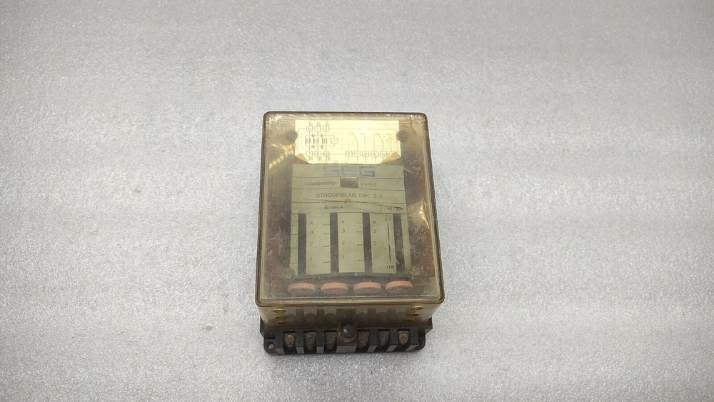SEG STROMRELAIS IWK 2-3 CURRENT RELAY 11386-2-107 250VAC 1000VA