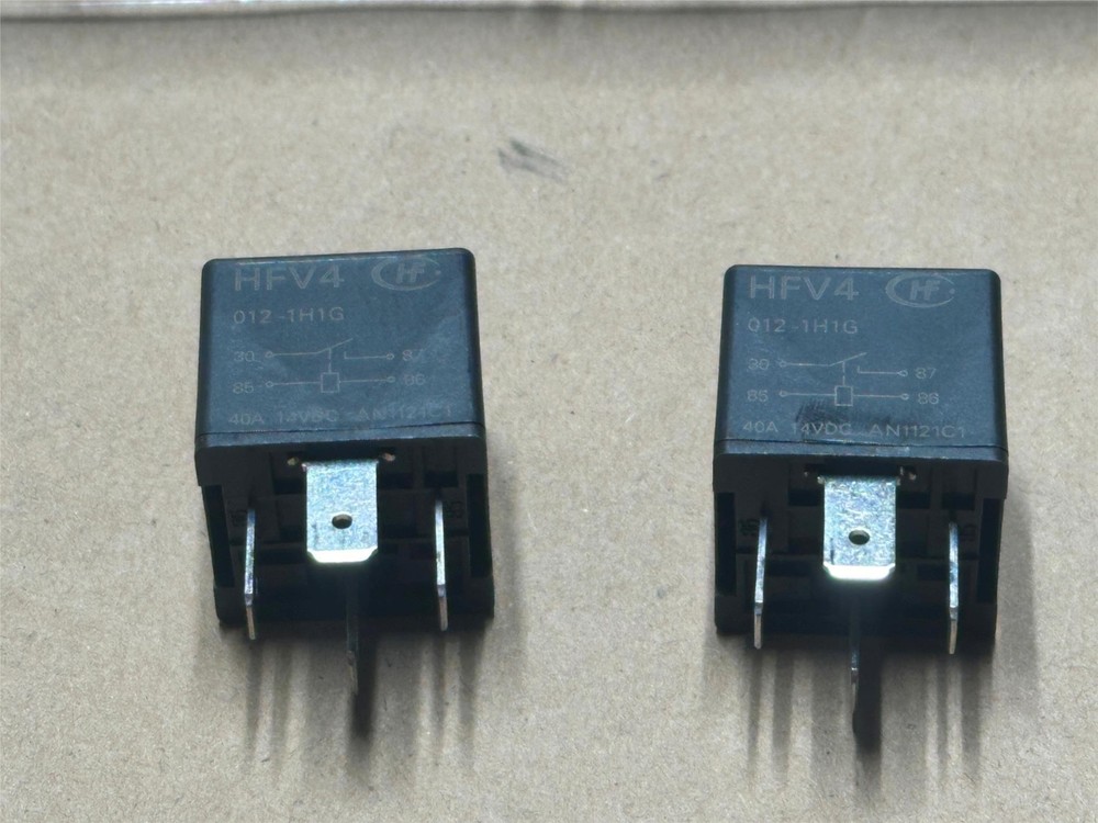 2x Pack Lot Trane Hongfa 1201A34G09 40A 14VDC 4 Pin Power Relay HFV4-012-1H1G