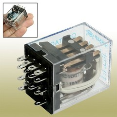 HH54P DC 12V Coil 14 Pin General Power Relay 4PDT 5A 240VAC 28VDC
