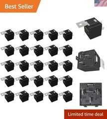 High-Performance 12V SPDT Relay Kit – 25 x 5-Pin 40/30A Automotive Relays