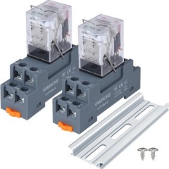 8Pin DPDT Power Relay 10A 110/120V AC Coil LED Indicator for Industrial