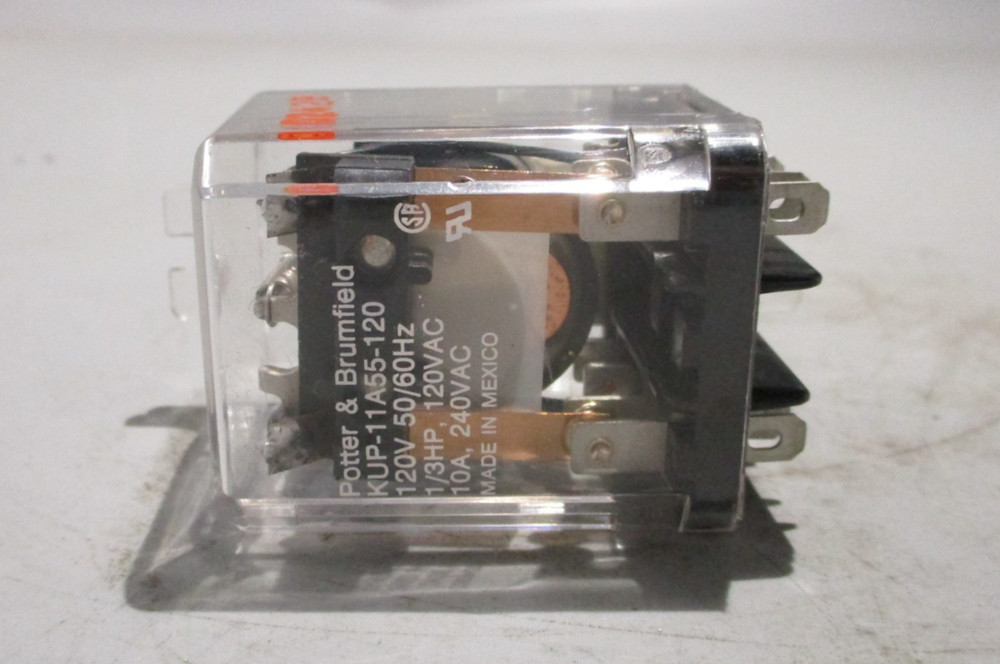 NEW POTTER BRUMFIELD KUP14A55-120 RELAY 8-PIN 120V COIL