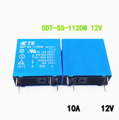 5Pcs SDT-SS-112DM 12VDC Power Relay 4Pins 10A 250VAC