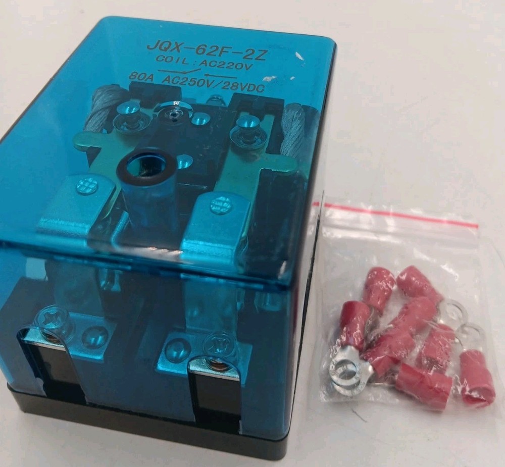 High Power Relay JQX-62F-2Z Coil Voltage AC 220V 80A 28VDC