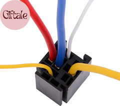 2 Packs Car Relay with Harness Truck Motor Heavy Duty 5-Pin 80A 12V Relay On/Off