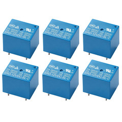 6Pcs PCB Power Relay SRD-12VDC-SL-C DC 12V Coil 10A 250VAC SPDT 5 Pin fo…