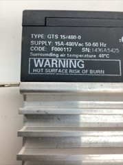 Gefran Semiconductor Relay GTS15/480-0 15A 480V