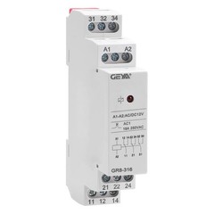 Intermediate Relay Auxiliary Relay 16A 3SPDT DIN Rail Switch GR8316 AC/DC 12V