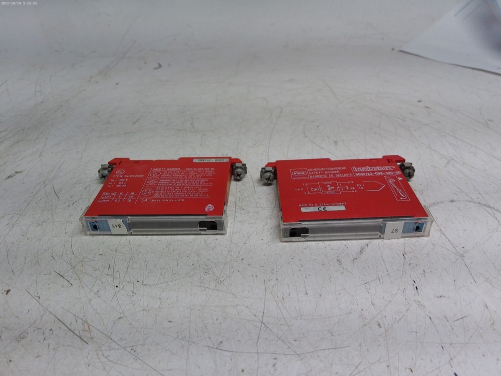 Lot of 2 Stahl Intrinsic Barrier 9002/22-093-300-00