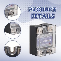 SSR 25A 3-32V DC To 24-480V AC Single Phase Solid State Relay DC Control AC3411