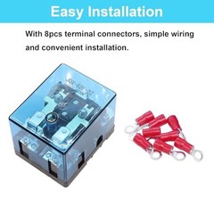 TWTADE/JQX-62F-2Z Coil Voltage DC 12V 80A DPDT Electronmagnetic Relay,High Power