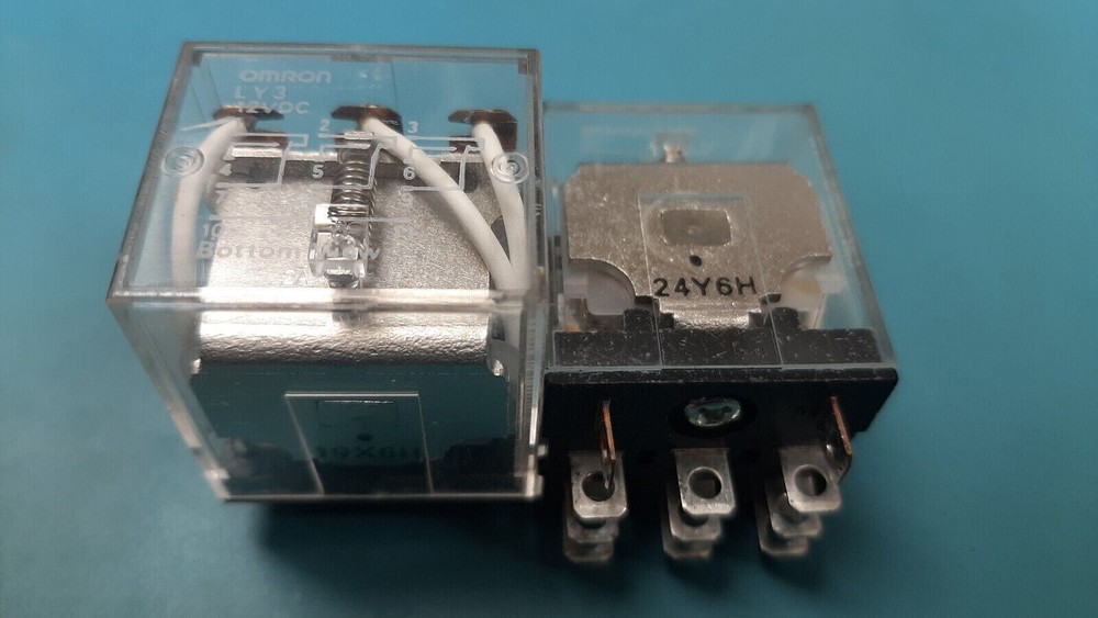 ( 2 PCS ) OMRON , LY3 12VDC LY3-DC12 Intermediate Relay 11 Pins