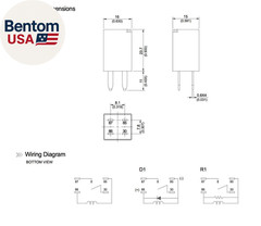 Automotive Purpose Relays 303-1AH-C-R1-U01-12VDC SPNO 20A 12VDC for Polaris RZR