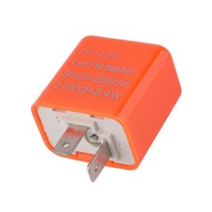 12V 2 Pin Speed Adjustable LED Flasher Relay Motorcycle Turn Signal Indicator