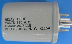 RELAYS INC RELAY HMAXP-2C-7-115 115VAC