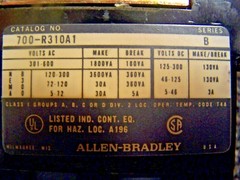 😉 ALLEN BRADLEY 700-R310A1 ELECTRICALLY HELD RELAY 115/120V COIL 600V 1800VA