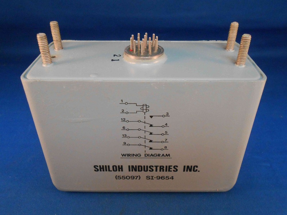 SI-9654 RELAY ELECTROMAGNET 4-POLE 500AC VOLTS/24VDC 11PIN NOS MANFAC VARIES
