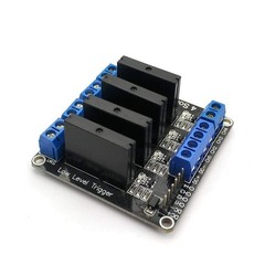 LowLevelTrigger 4 Channel 5V Solid State Relay Module Board SSR
